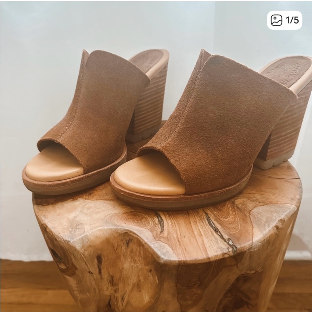 NWOB Kork-Ease Harlin suede heeled mule